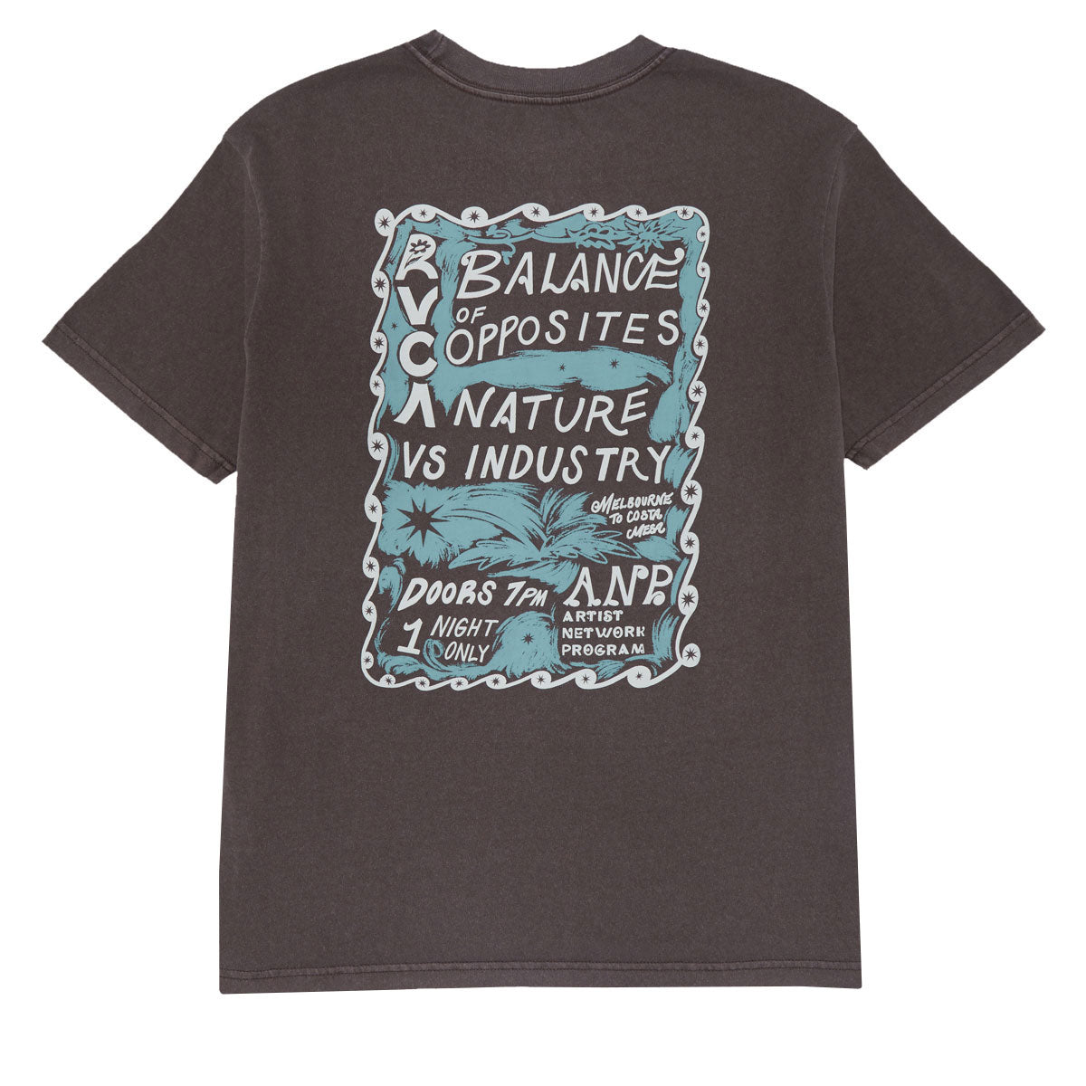 RVCA Mel G Flora T-Shirt - Mocha image 1