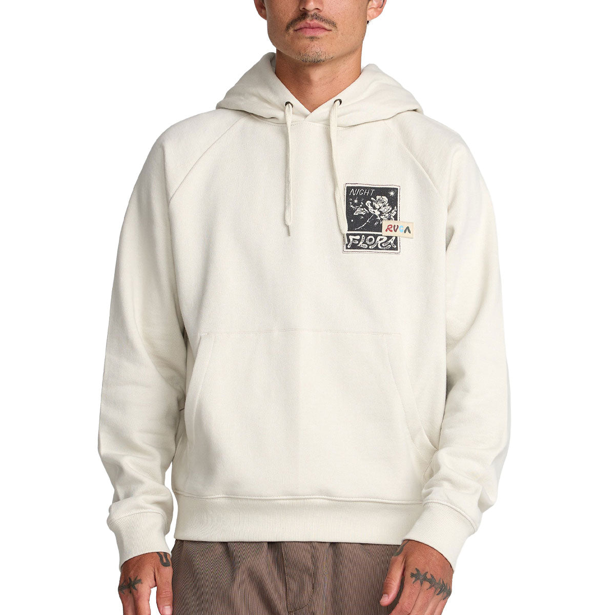 RVCA Mel G Flora Hoodie - Silver Bleach image 1