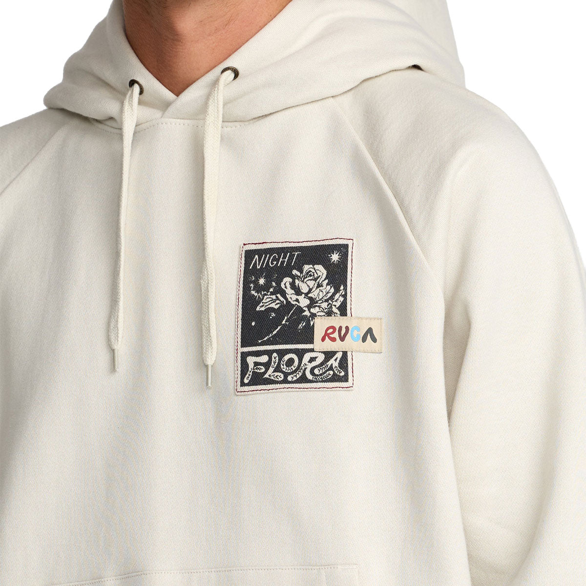 RVCA Mel G Flora Hoodie - Silver Bleach image 3