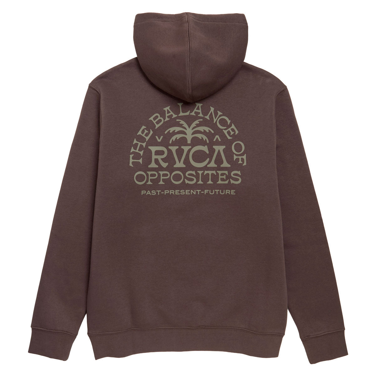 RVCA Palm Serif Hoodie - Mocha image 2