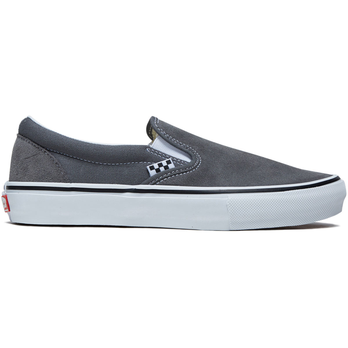 Vans Skate Slip-on Shoes - Pewter/White image 1