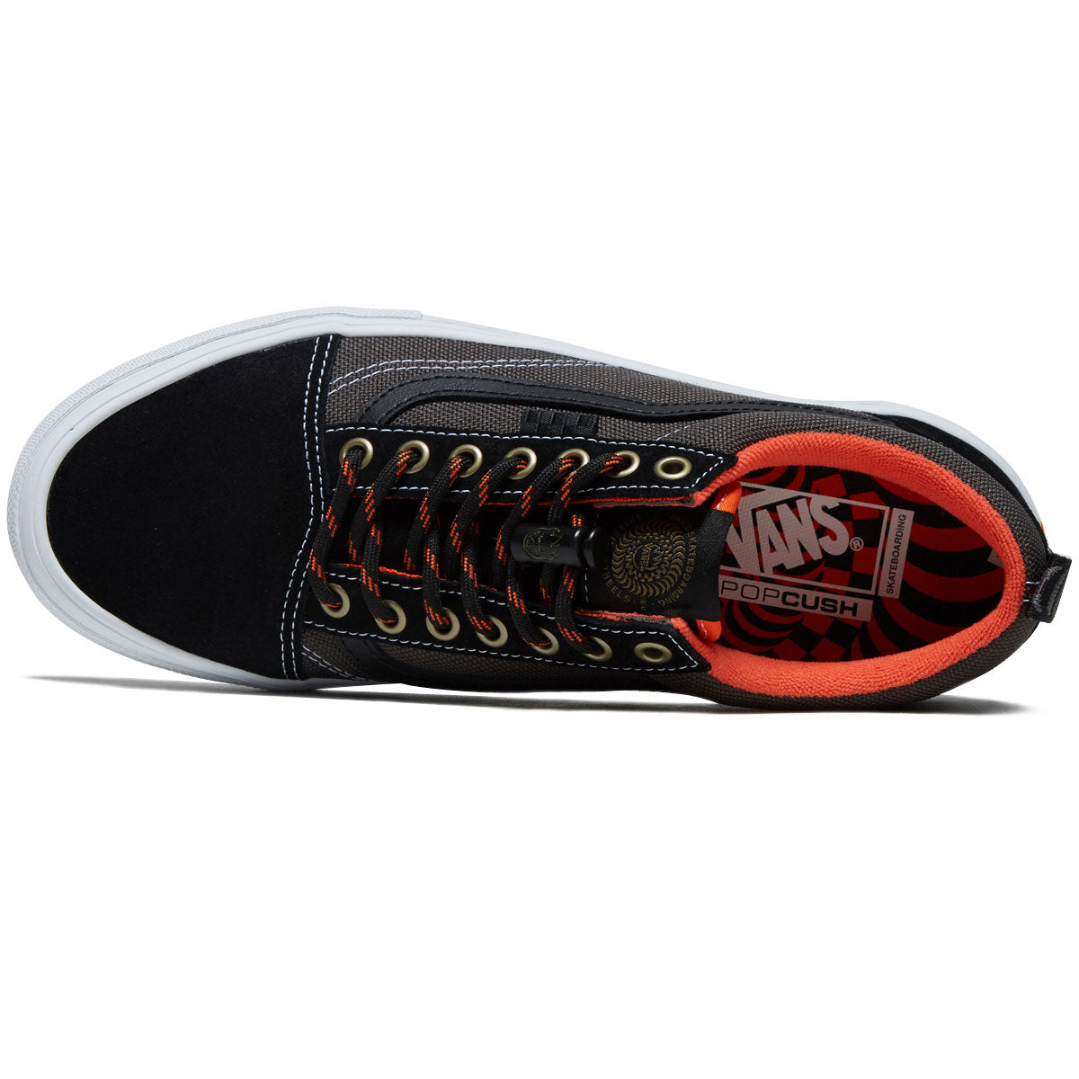 Vans Skate Old Skool Shoes - Spitfire Black/Flame image 3