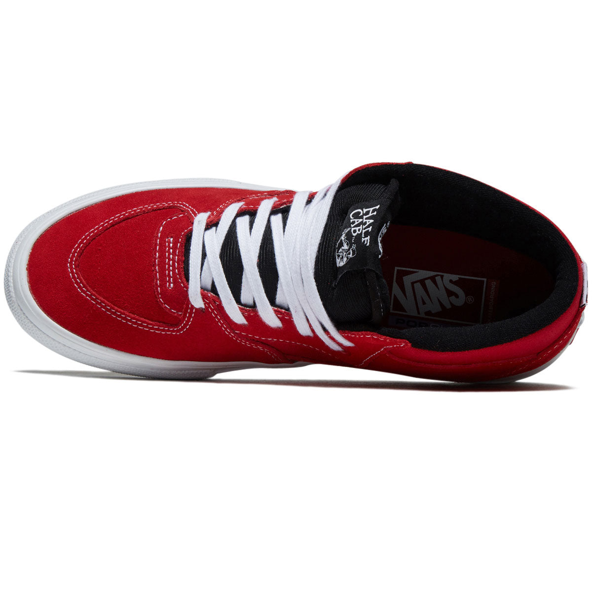 Vans Skate Half Cab Shoes - Red/White image 3