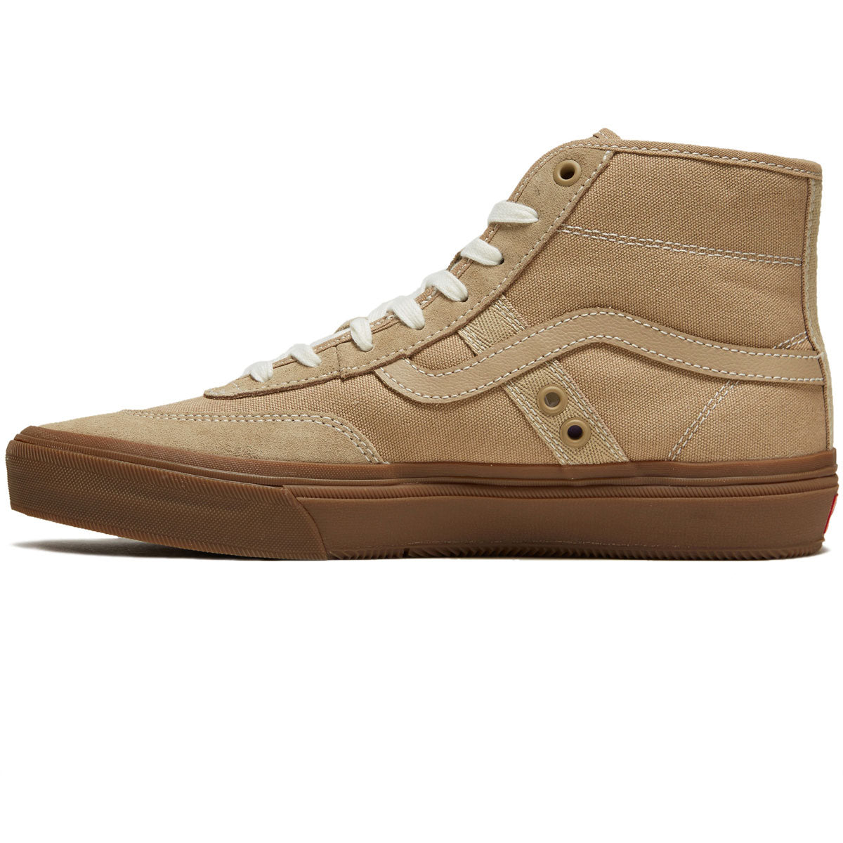 Vans Crockett High Shoes - Khaki/Gum image 2