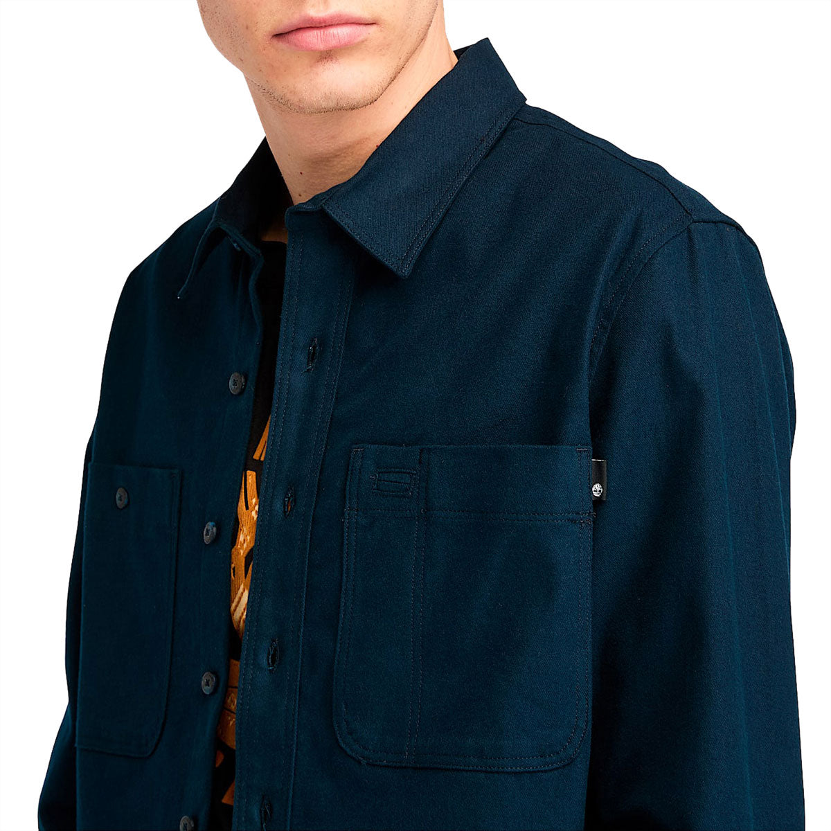 Timberland Brushed Twill Overshirt Jacket - Dark Sapphire image 3