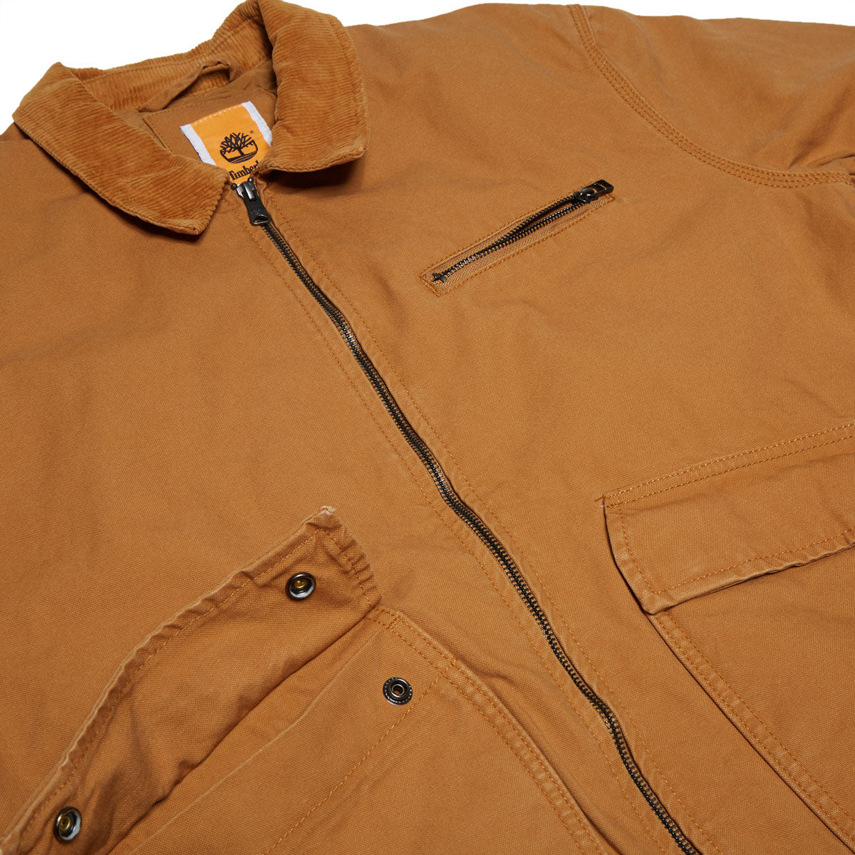 Timberland Washed Canvas Insulated Jacket - Wheat Boot image 3