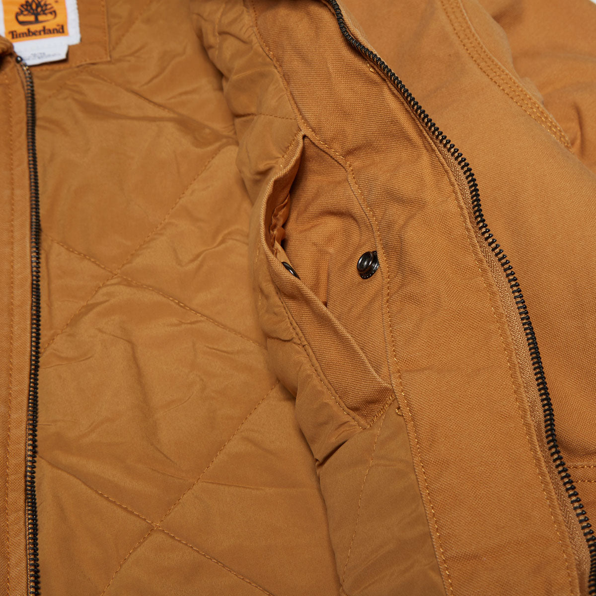 Timberland Washed Canvas Insulated Jacket - Wheat Boot image 5