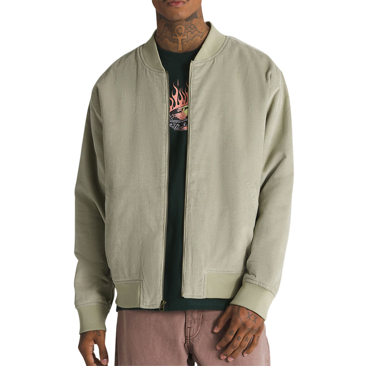 Vans Skate Cord Bomber Jacket - Elm image 1