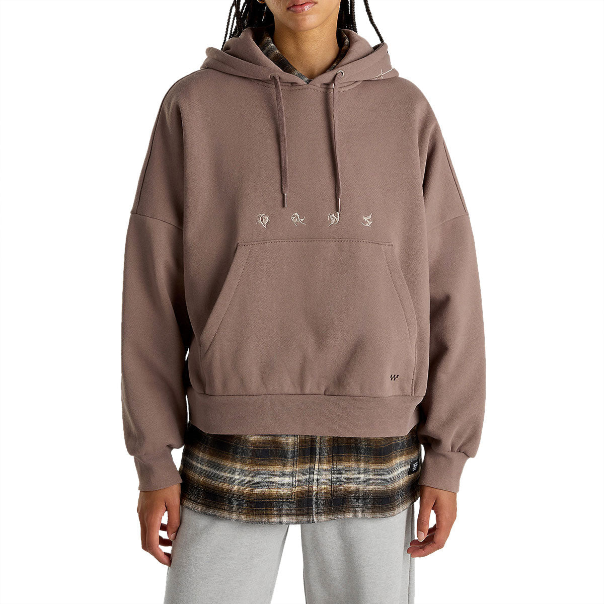 Vans Skate Wire Loose Hoodie - Deep Taupe image 3