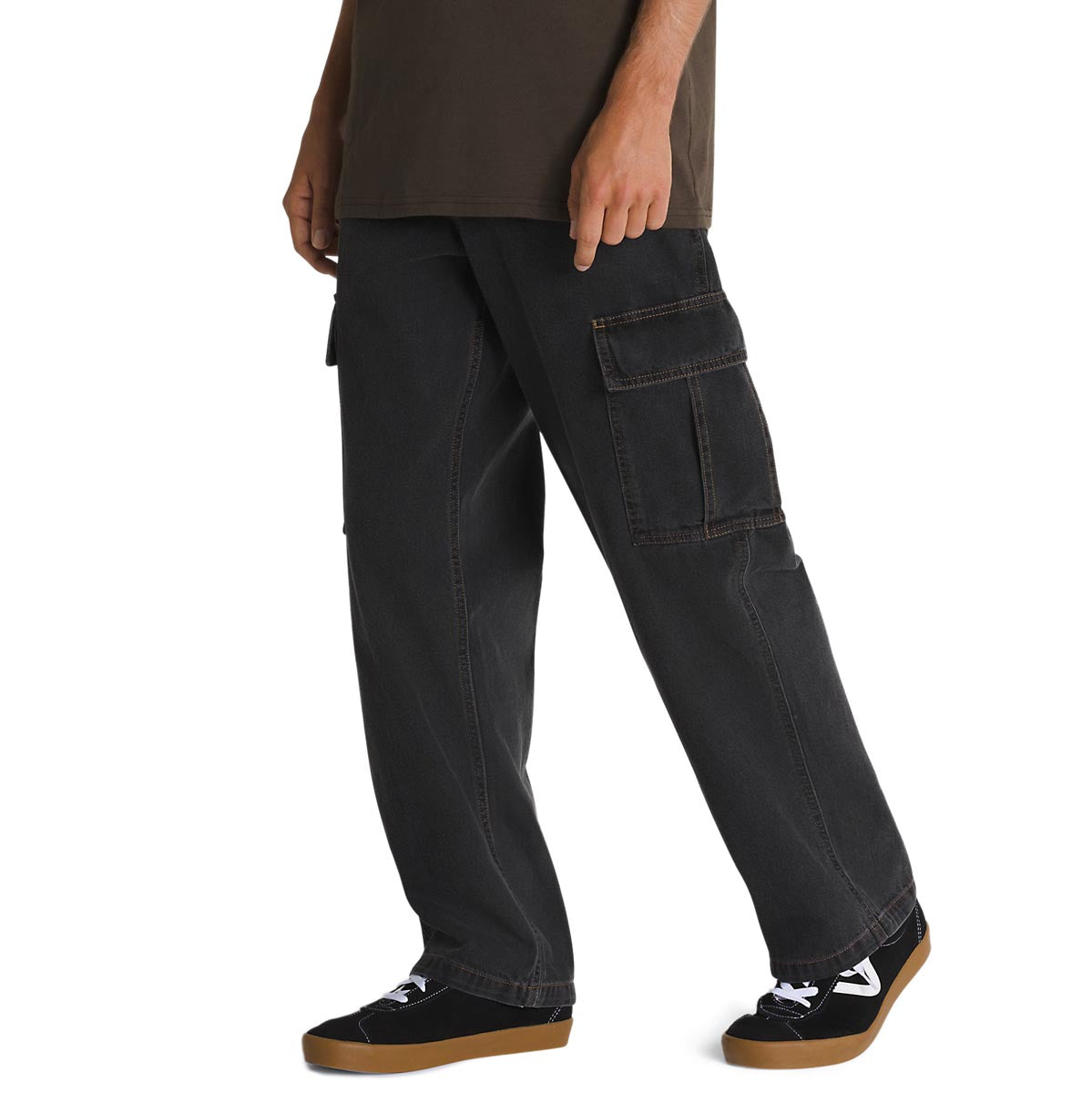 Vans Service Cargo Loose Denim Pants - Pavement image 2