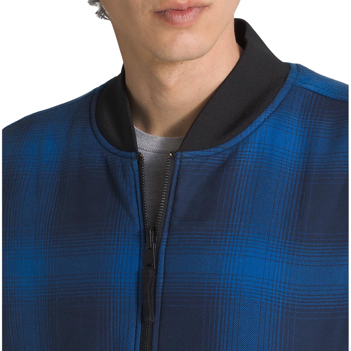 Vans Talbot Reversible Vest Jacket - Black/True Blue image 3