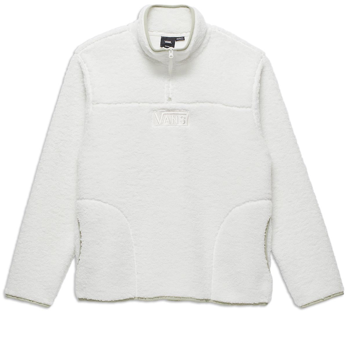 Vans Boxed Sherpa Quarter Zip Sweatshirt - Marshmallow image 4