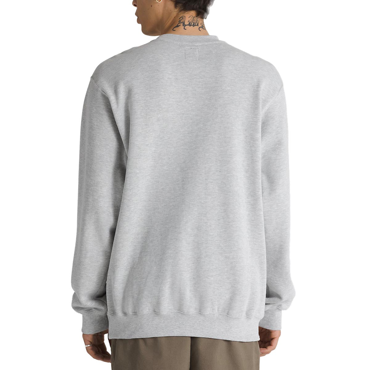 Vans Spray On Loose Crew Sweatshirt - Cement Heather image 2