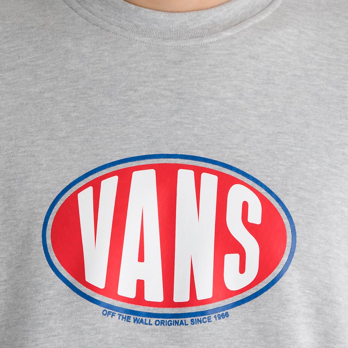 Vans Spray On Loose Crew Sweatshirt - Cement Heather image 4