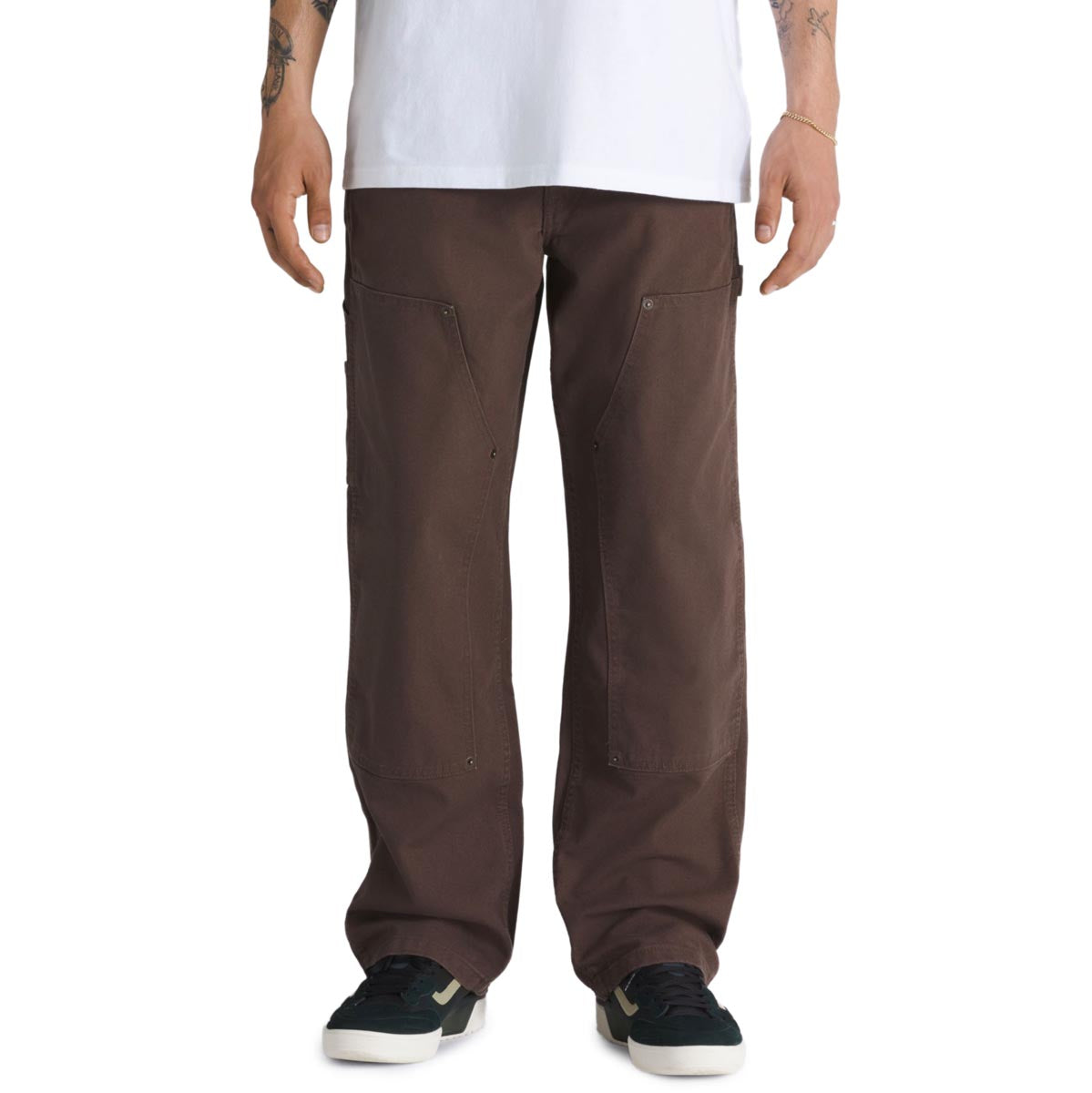 Vans Skate Drill Chore AVE Loose Carpenter Pants - Chocolate Brown image 1