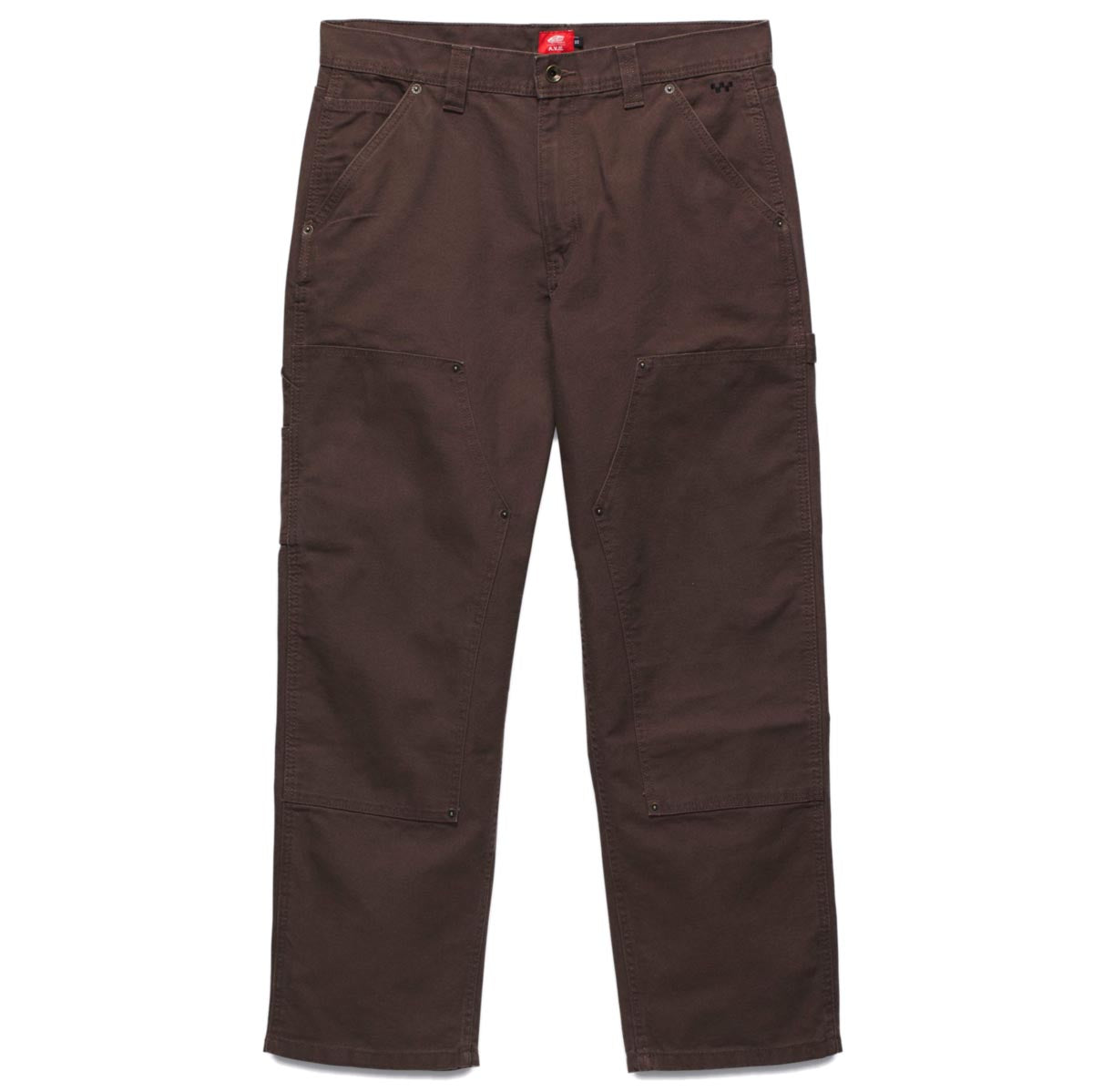 Vans Skate Drill Chore AVE Loose Carpenter Pants - Chocolate Brown image 2