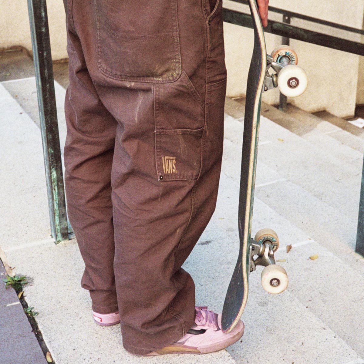 Vans Skate Drill Chore AVE Loose Carpenter Pants - Chocolate Brown image 5