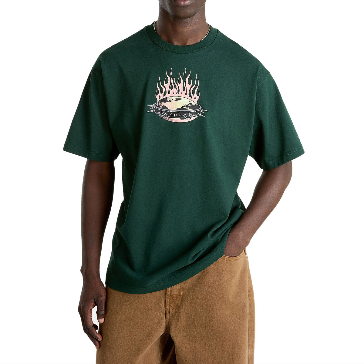 Vans Skate Global Dominance T-Shirt - Scarab image 2