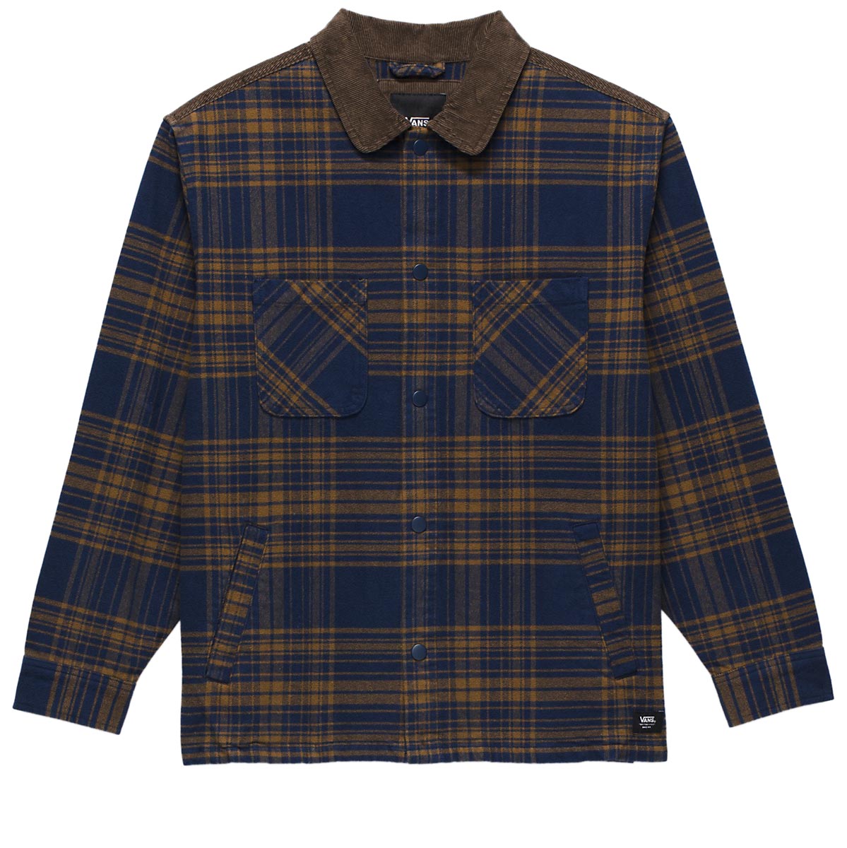 Vans Nelson Heavyweight Shacket Jacket - Dress Blues/Sepia image 3