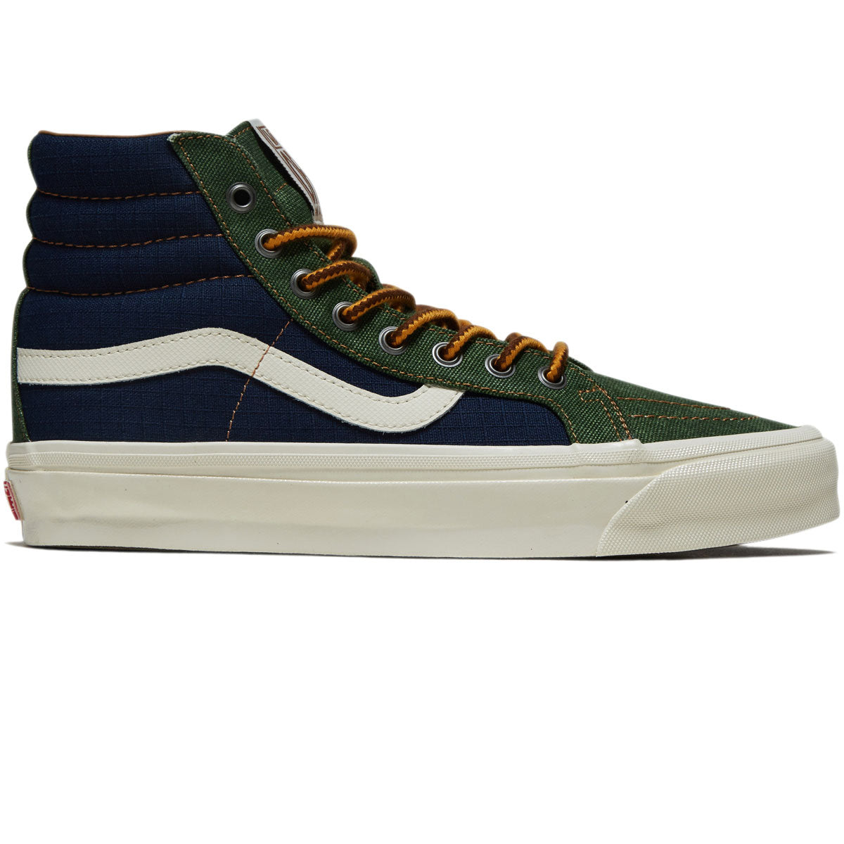 Vans Sk8-hi Reissue 38 MTE Shoes - Salt Wash Navy/Green image 1