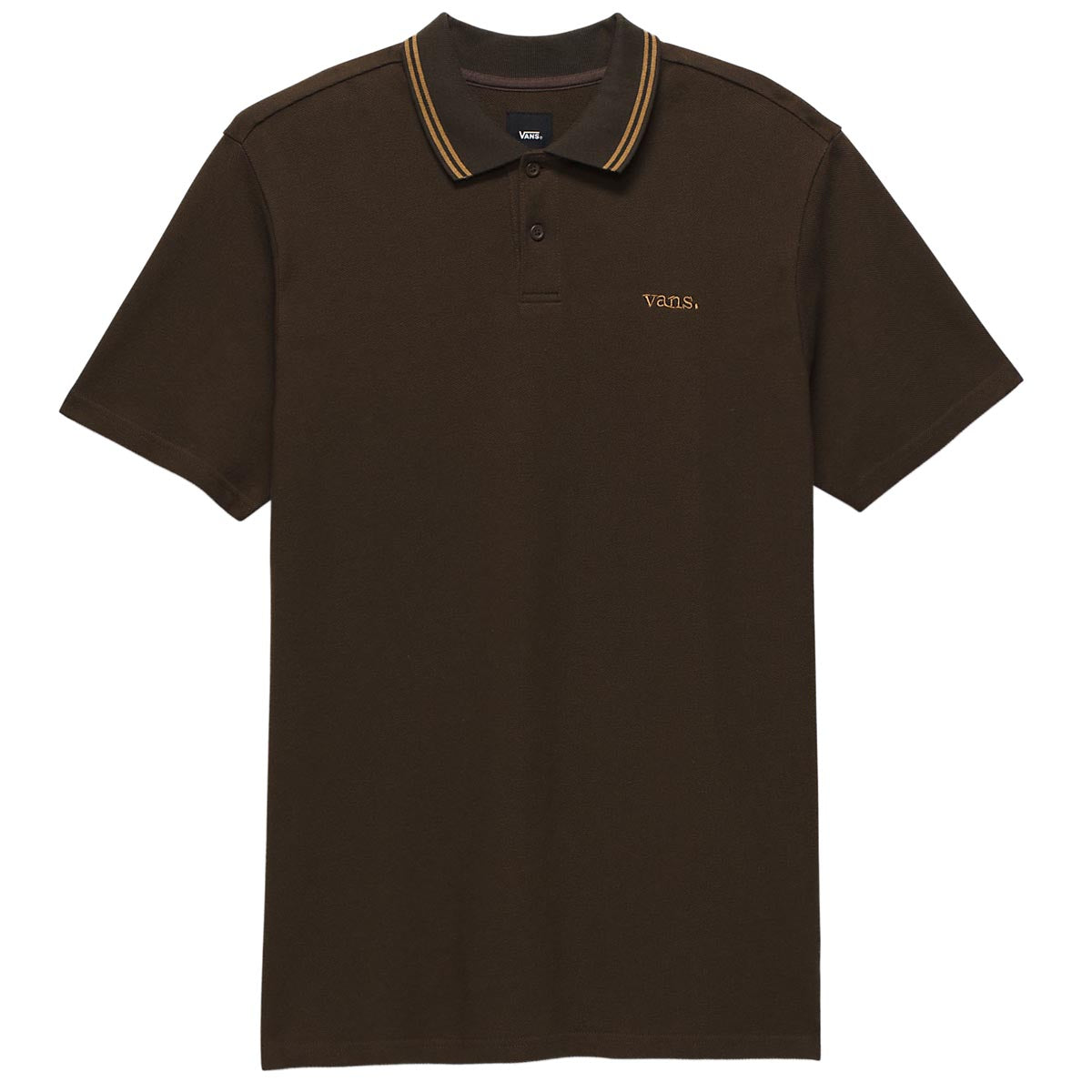 Vans Halecrest Polo Shirt - Demitasse image 4