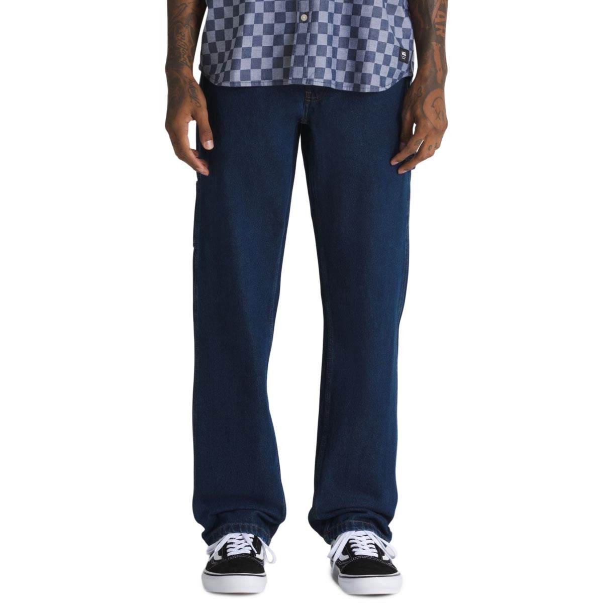 Vans Drill Chore Relaxed Carpenter Denim Pants - Dark Denim image 1