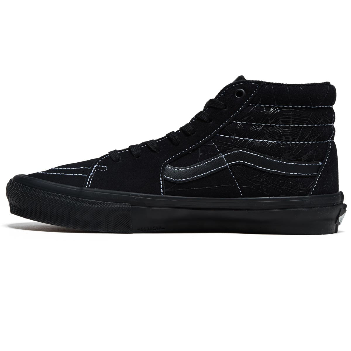 Vans Skate Sk8-Hi Shoes - Web Dark Grey/Black image 2