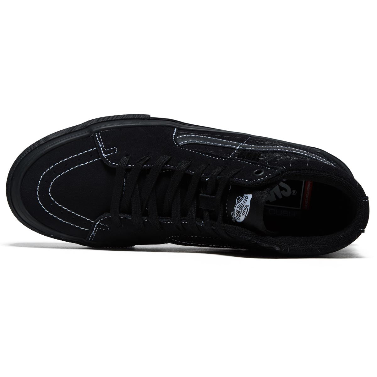 Vans Skate Sk8-Hi Shoes - Web Dark Grey/Black image 3