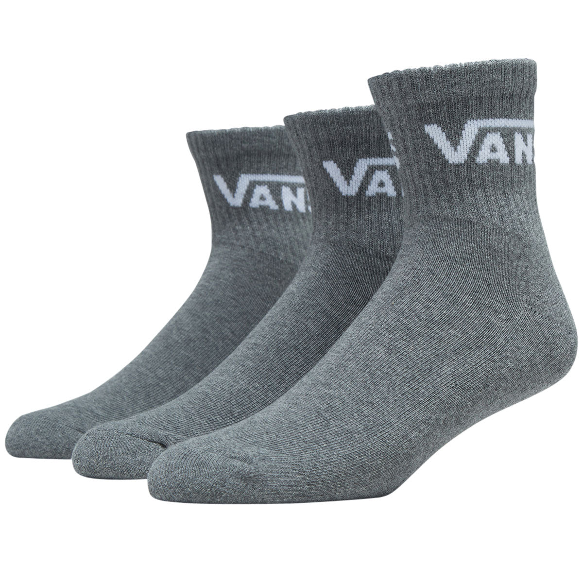 Vans Classic Half Crew Socks - Heather Grey image 1