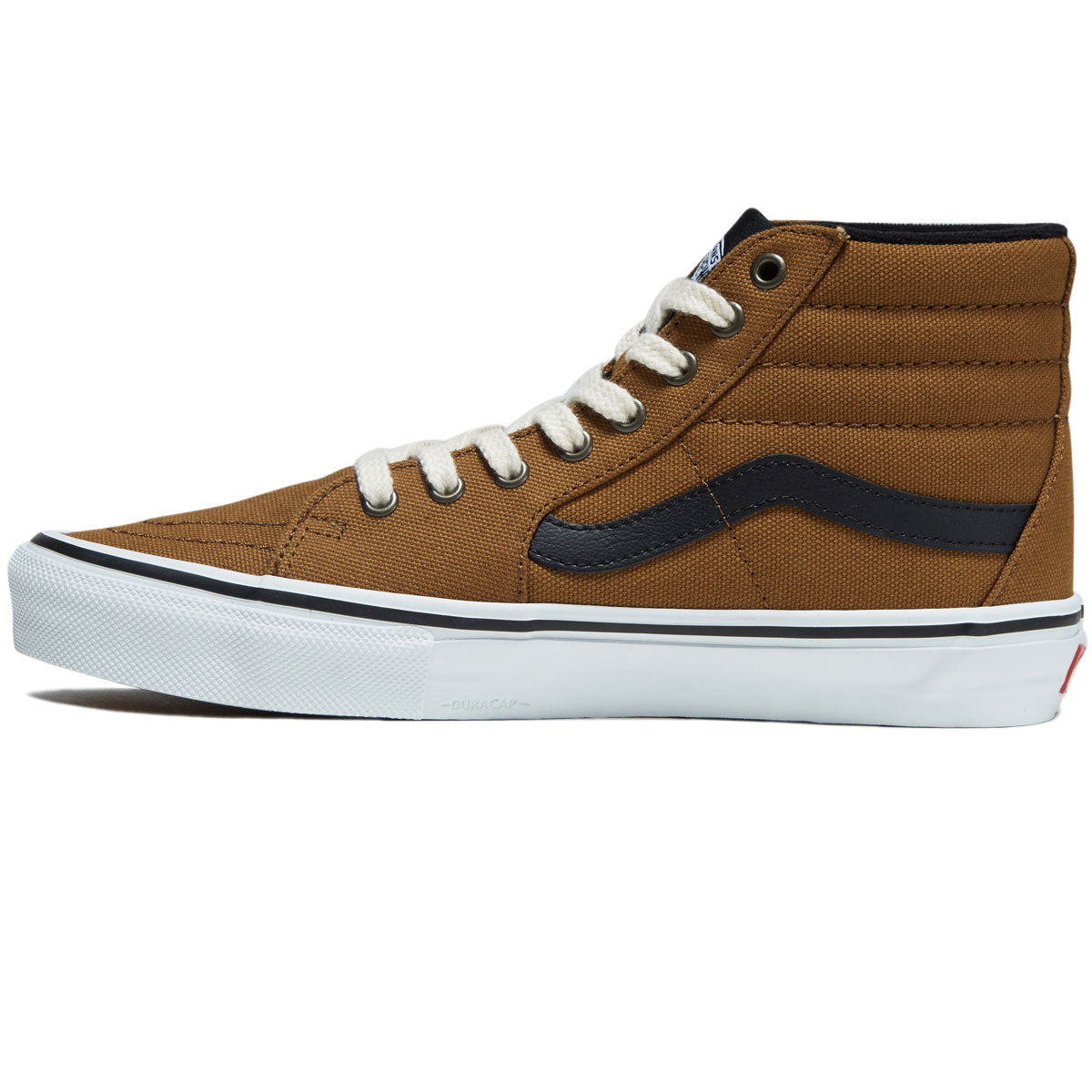 Vans Skate Sk8-Hi Shoes - Duck Canvas Golden Brown image 2