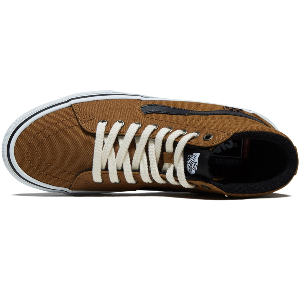 Vans Skate Sk8-Hi Shoes - Duck Canvas Golden Brown image 3