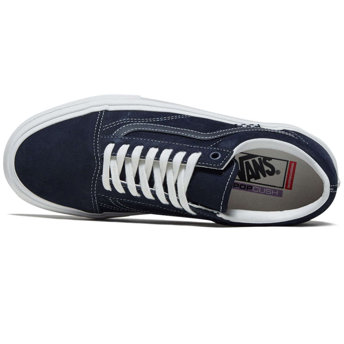 Vans Skate Old Skool Shoes - Wrapped Deep Navy/Vintage White image 3