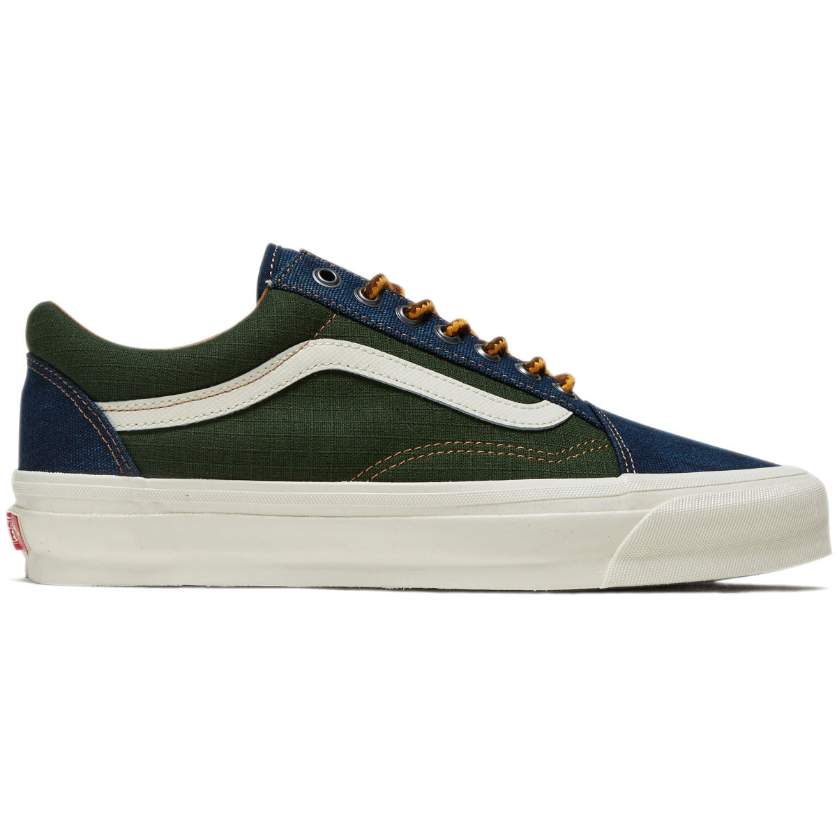 Vans Old Skool 36 MTE Shoes - Salt Wash Navy/Green image 1