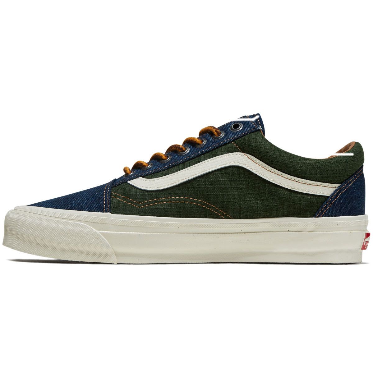 Vans Old Skool 36 MTE Shoes - Salt Wash Navy/Green image 2