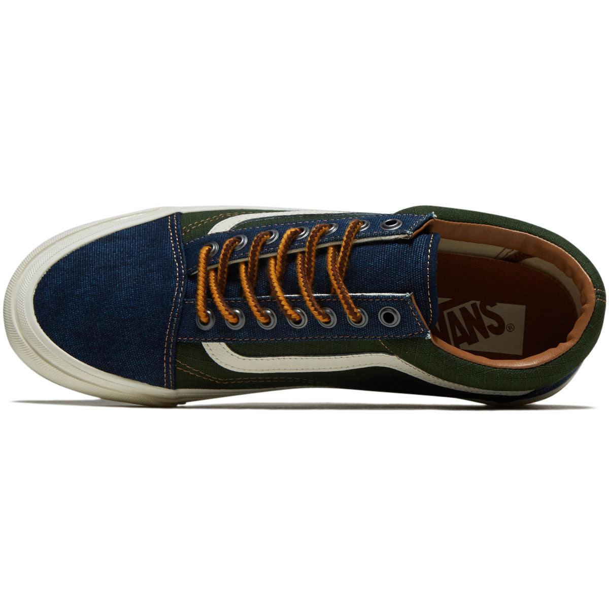 Vans Old Skool 36 MTE Shoes - Salt Wash Navy/Green image 3