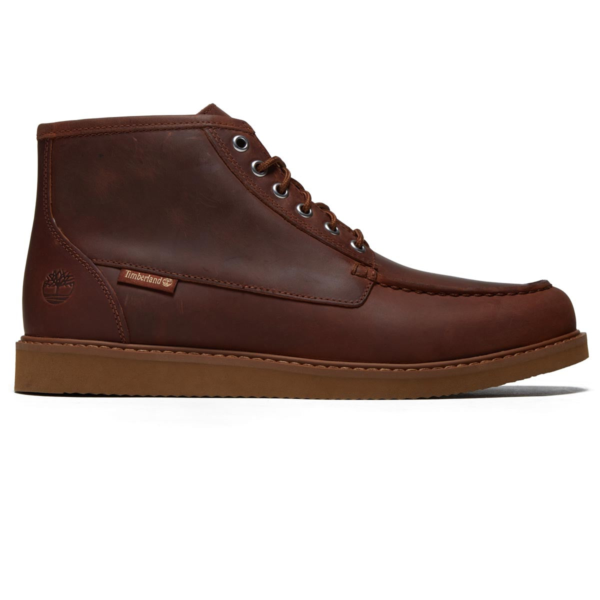 Timberland Newmarket Mid Lace Up Chukka Boots - Rust Nubuck image 1