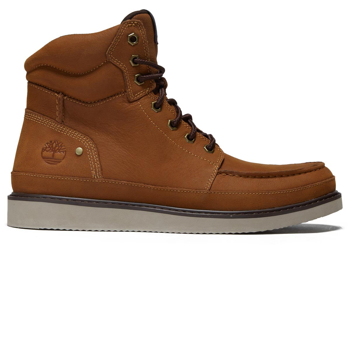 Timberland Newmarket Mid Lace Up Boots - Wheat Nubuck image 1