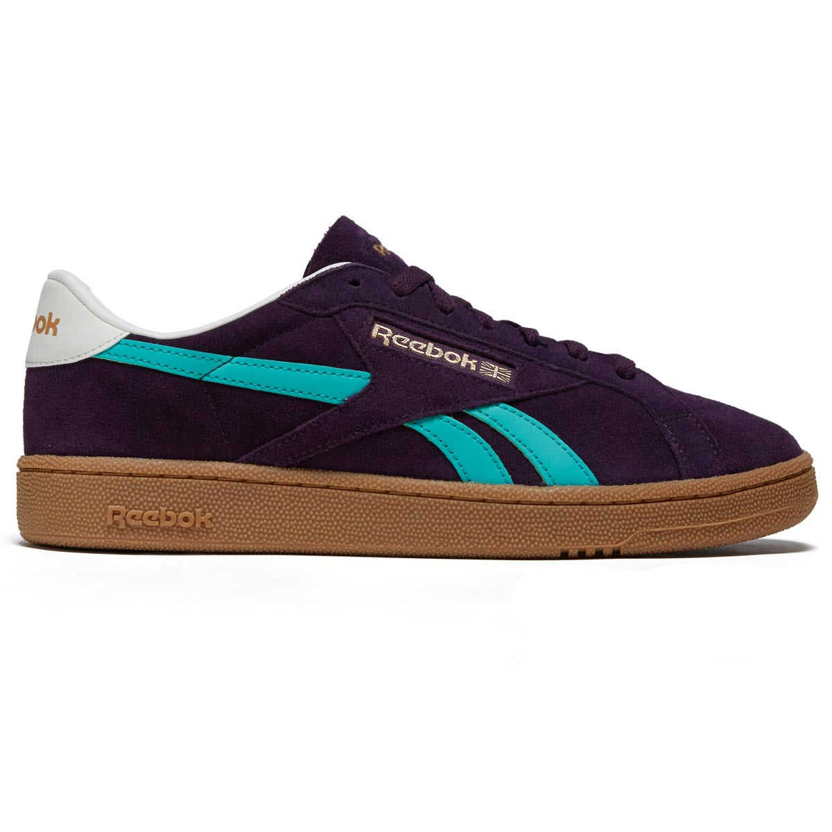 Reebok Club C Grounds UK Shoes - Midnight Plum/Unleashed Green/Black image 1