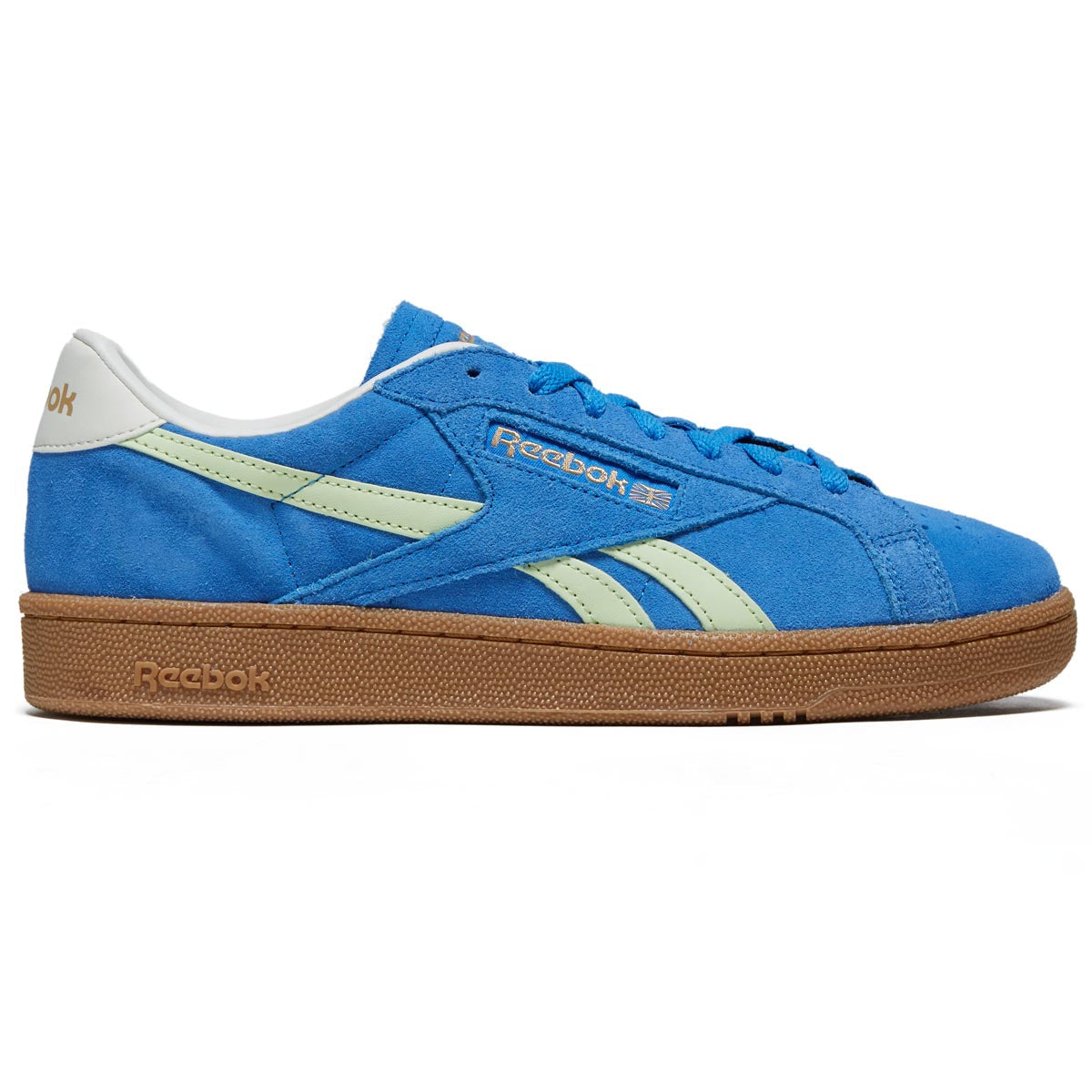 Reebok Club C Grounds UK Shoes - Kinetic Blue/Astro Lime/Vintage Chalk image 1