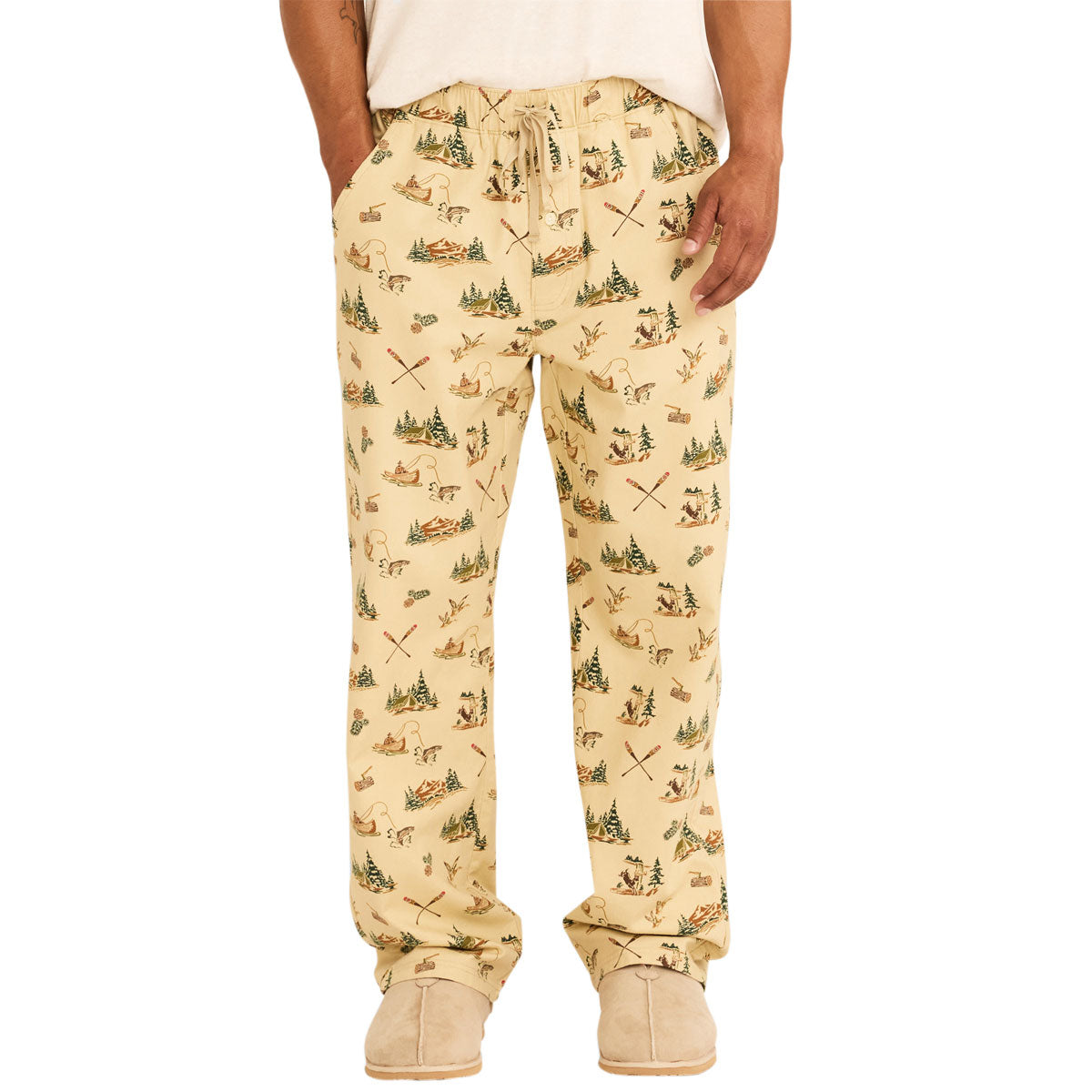 Pendleton Printed Pj Pants - Camp Khaki image 1