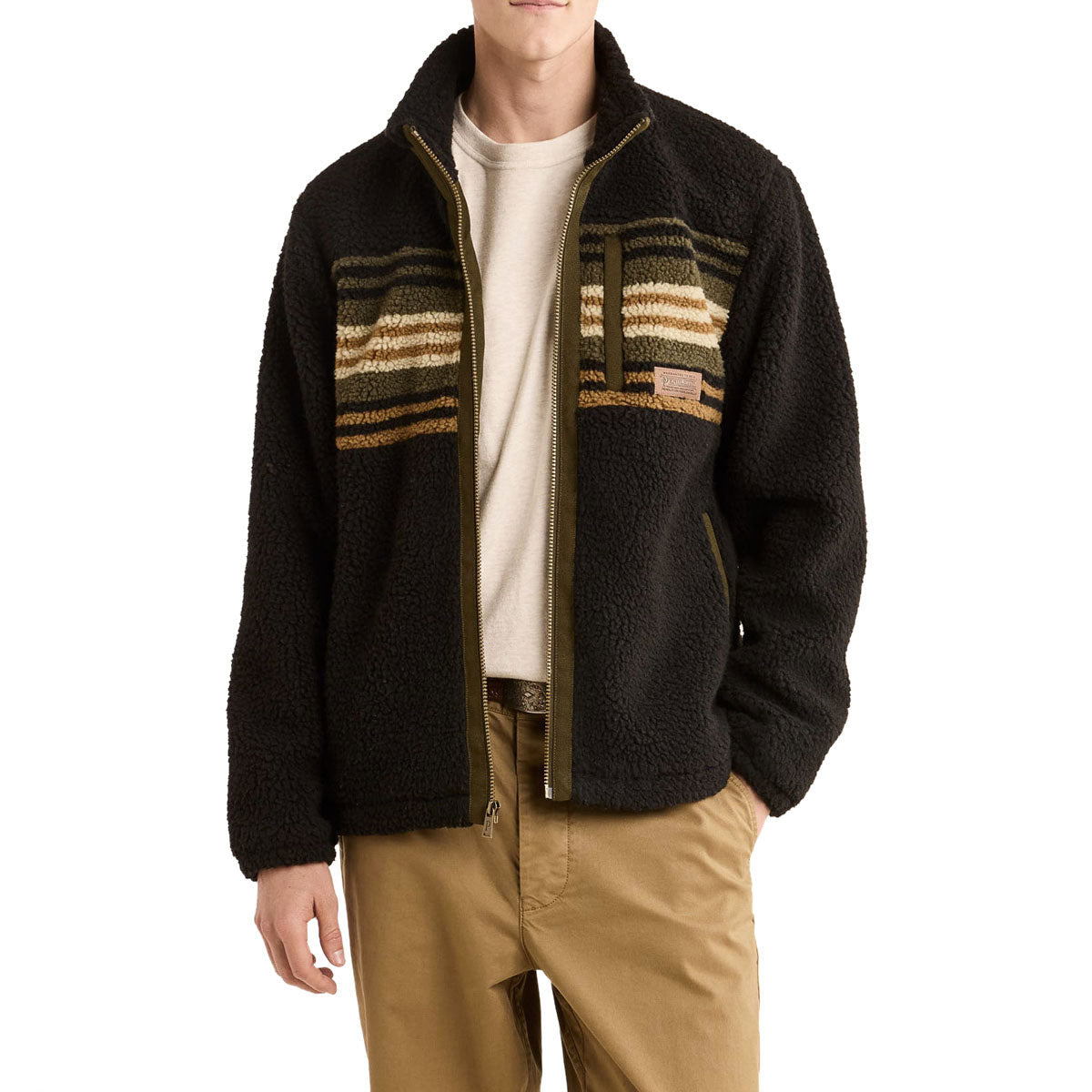 Pendleton Tahuya Berber Jacket - Olive Bronze Stripe image 1