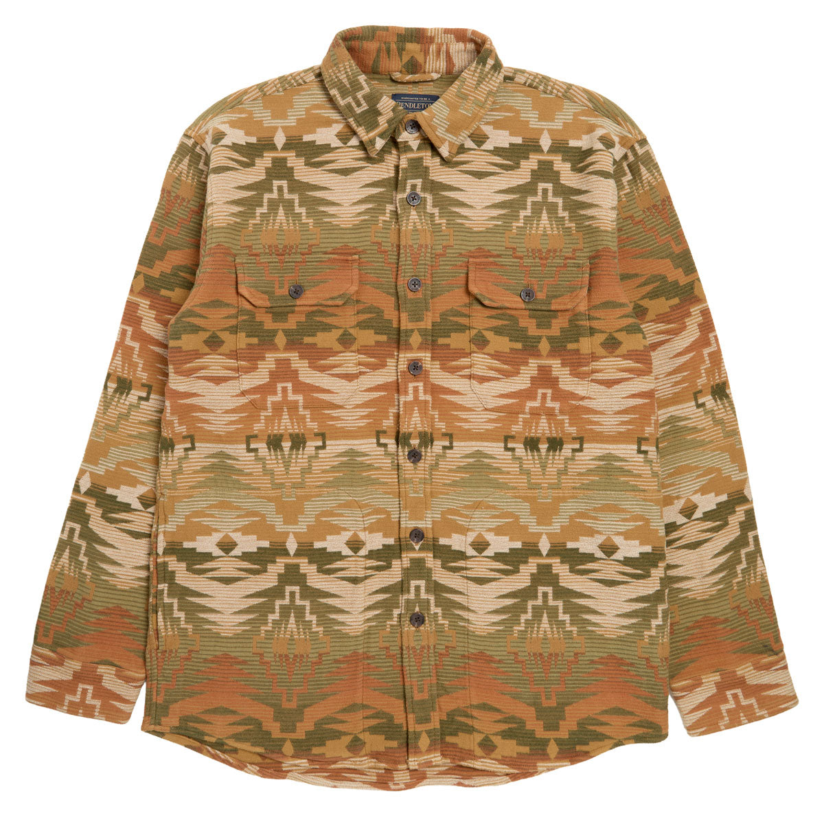 Pendleton Driftwood Chamois Long Sleeve Shirt - Sedona Olive image 1