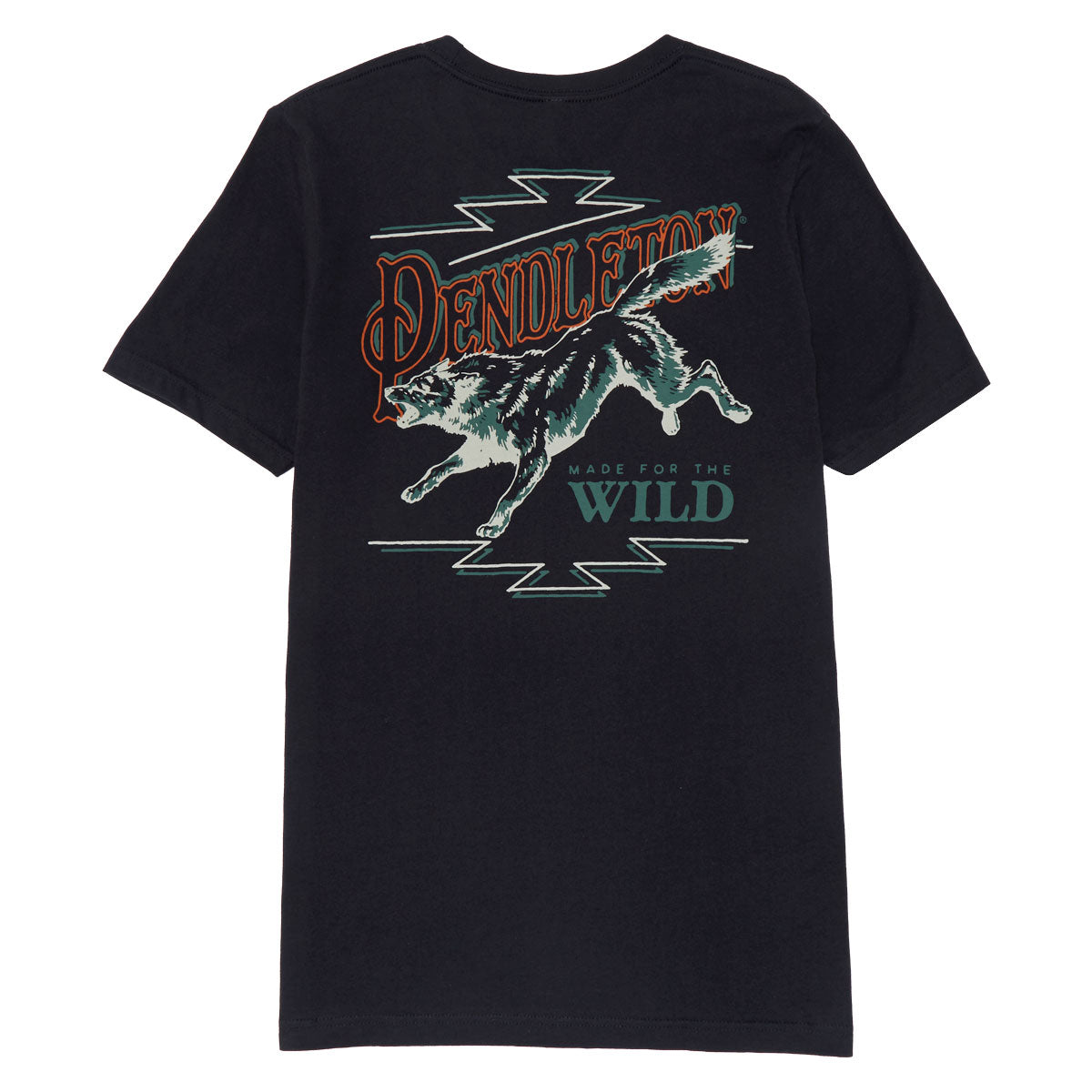 Pendleton Wild Wolf T-Shirt - Vintage Black/Multi image 1