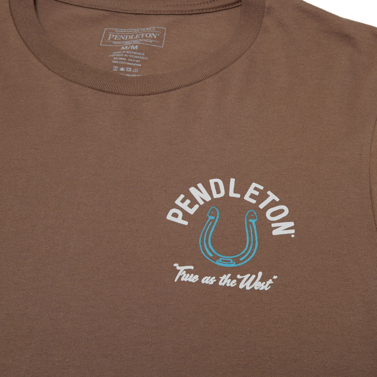 Pendleton True West Horseshoe T-Shirt - Vintage Brown/Multi image 3
