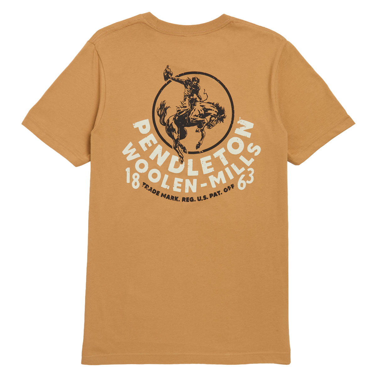 Pendleton Circle Rodeo T-Shirt - Toast/White image 1