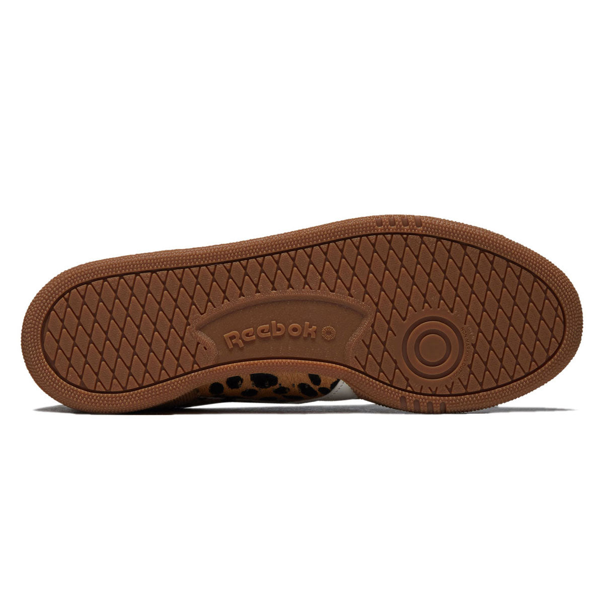 Reebok Womens Club C Grounds UK Shoes - Cheetah/Cheetah/Chalk image 4
