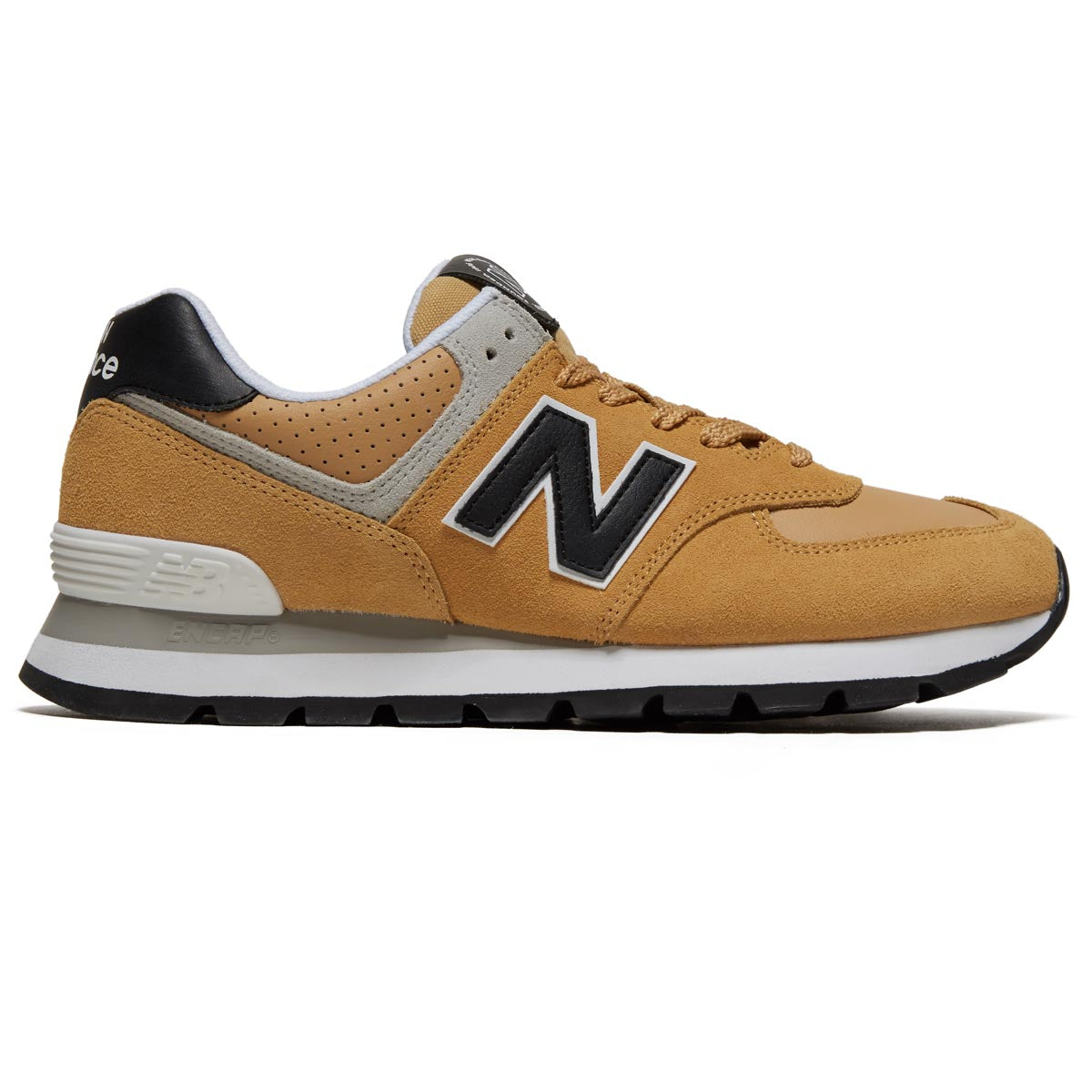 New Balance 574 Rugged Shoes - Beige/Black image 1