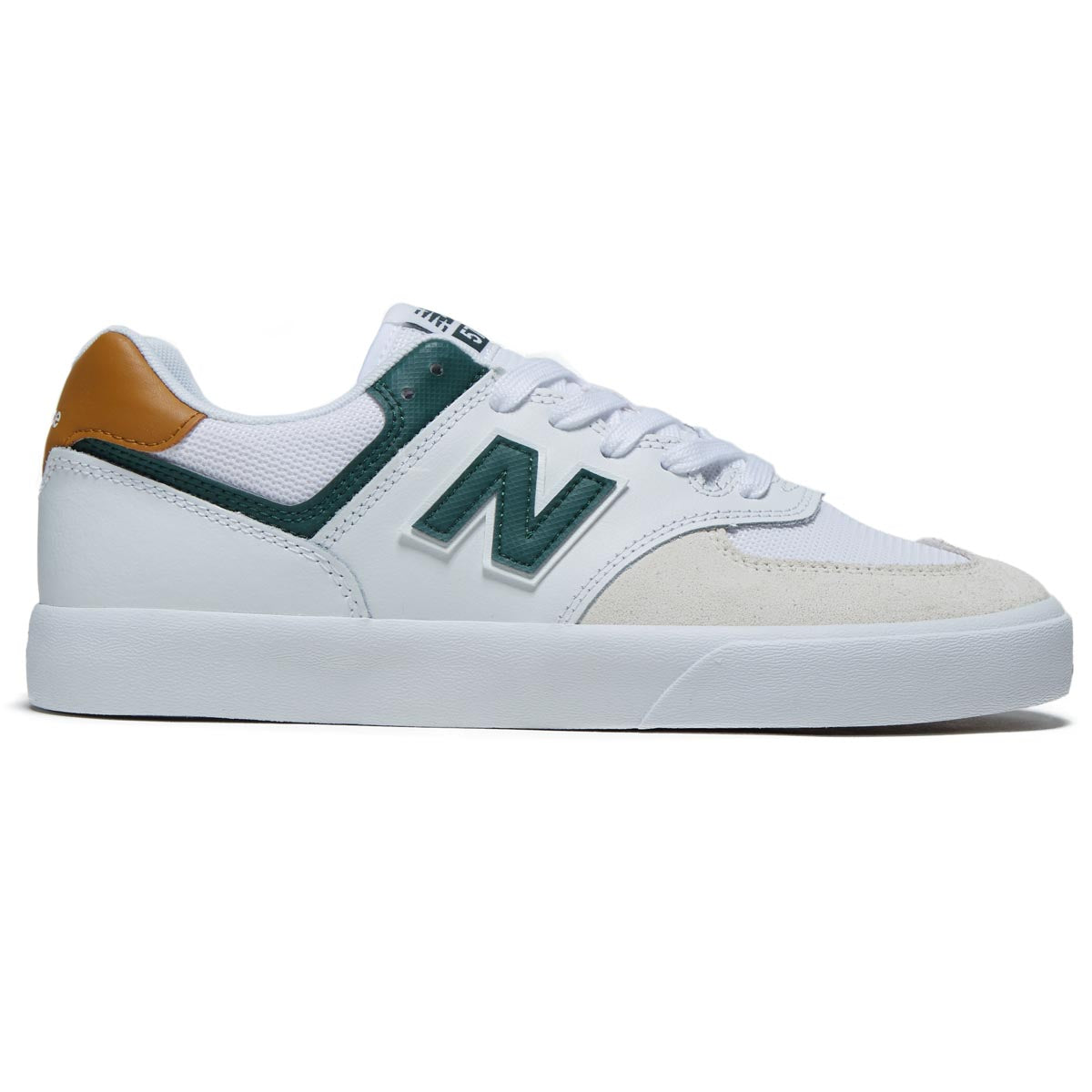 New Balance 574 Vulc Wide Shoes - White image 1