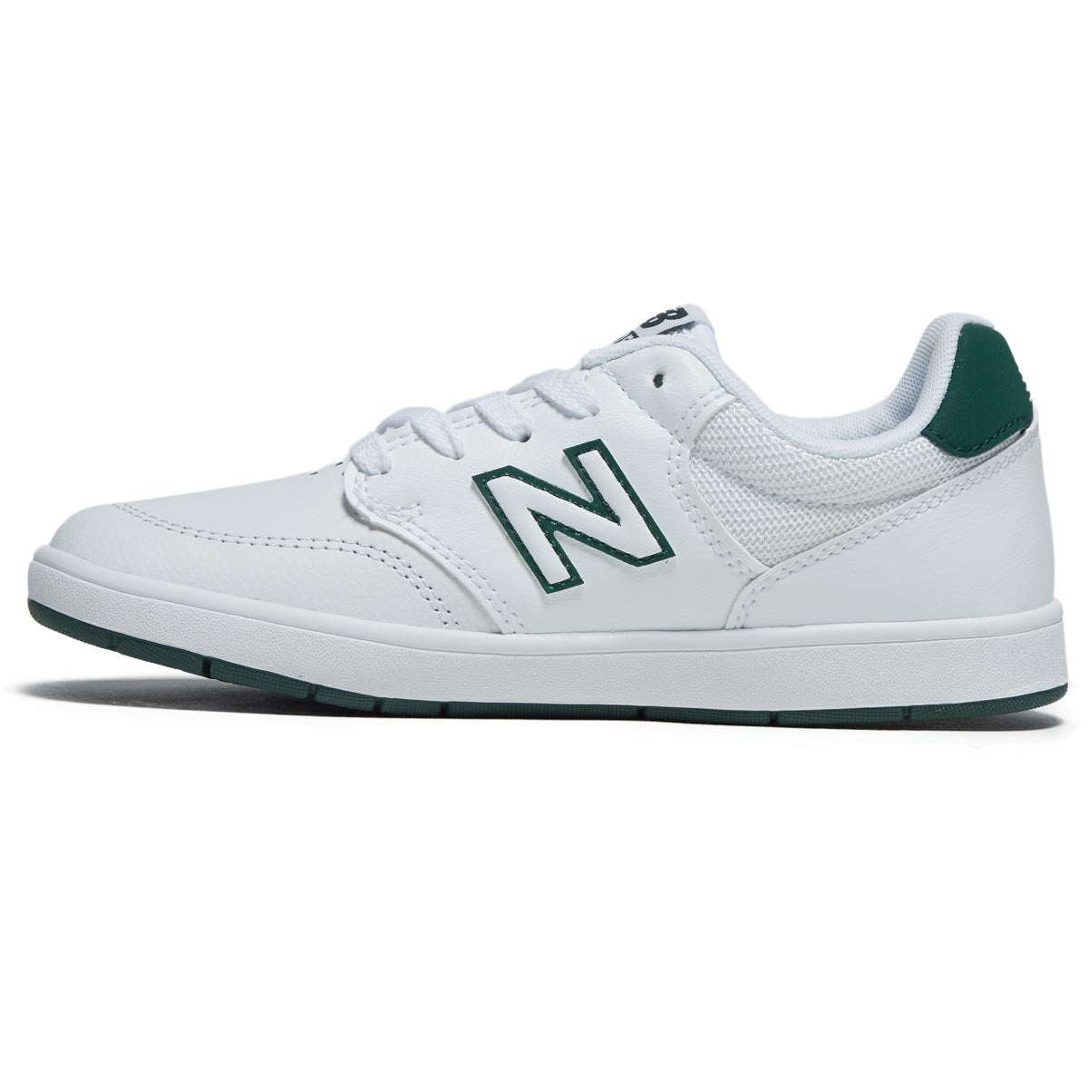 New Balance Youth 425 Shoes - White/Green image 2