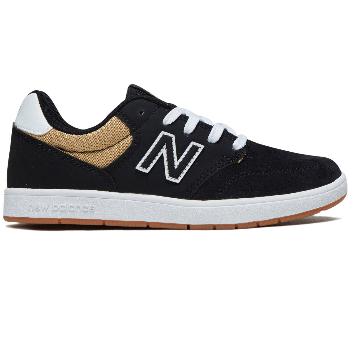 New Balance Youth 425 Shoes - Black/Tan image 1